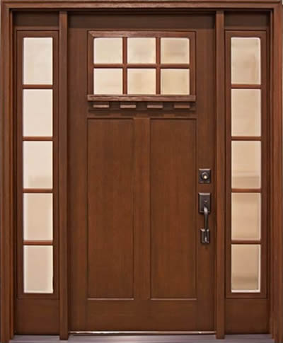 Clopay wood Murfreesboro entry doors