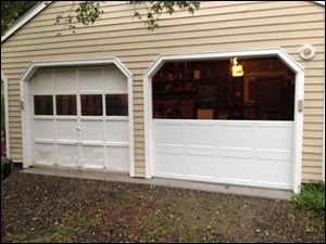 Repairing a garage door in Brentwood, TN
