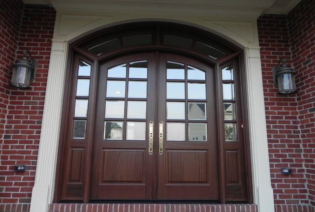 Arched Transom And Sidelight Ideas For, Exterior Doors With Sidelights And Transom Windows